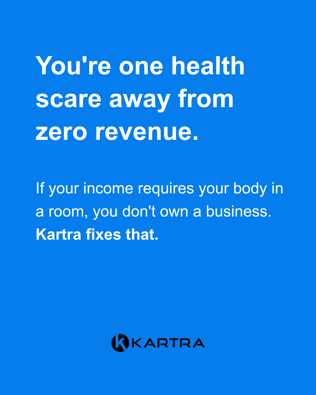 Kartra Facebook ad