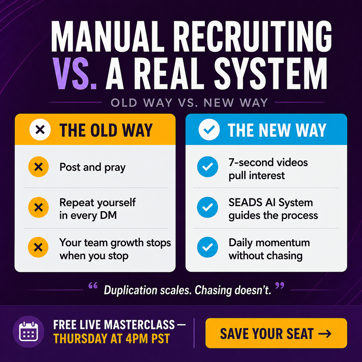 Attraction Marketing Facebook ad