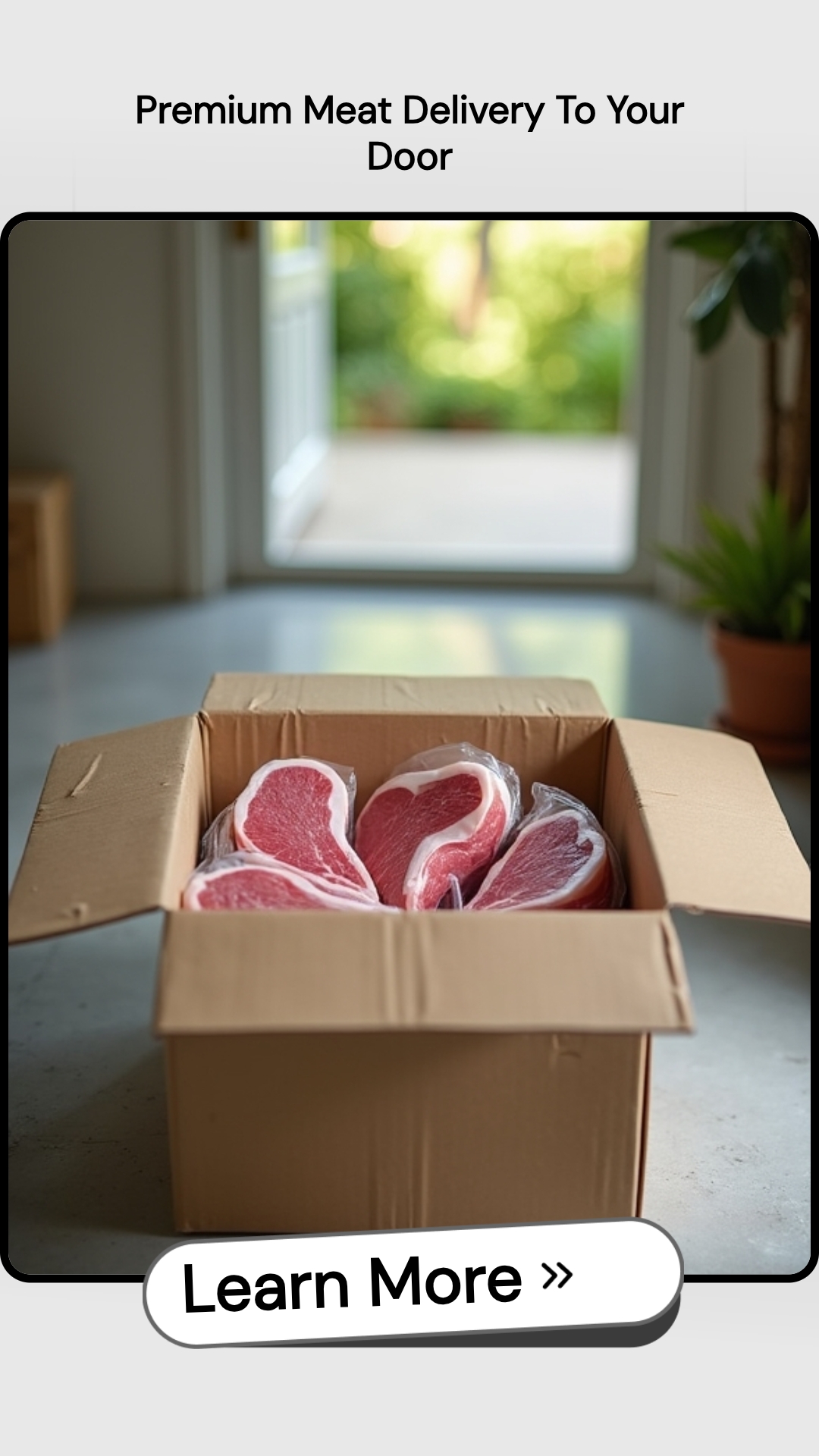 SmartSearches Circuit Facebook ad: Premium Meat Delivery To Your Door!