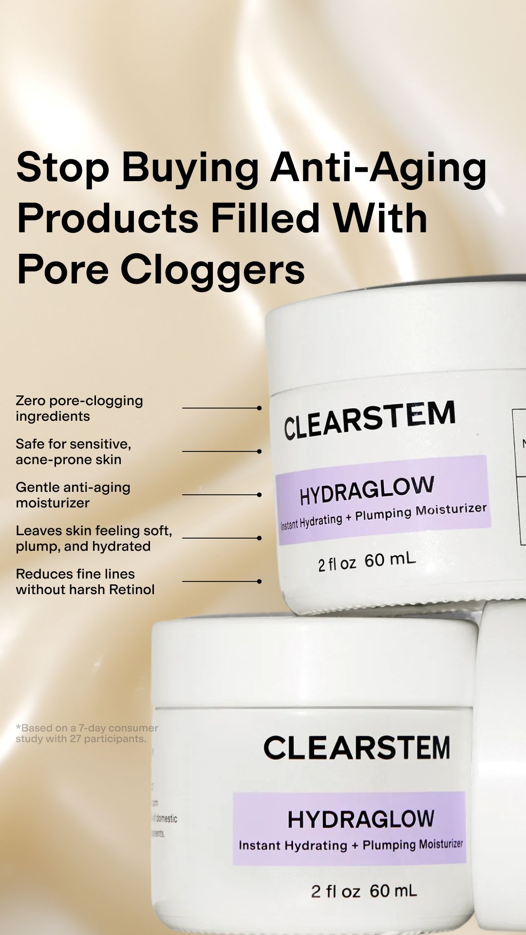 CLEARSTEM Skincare Facebook ad