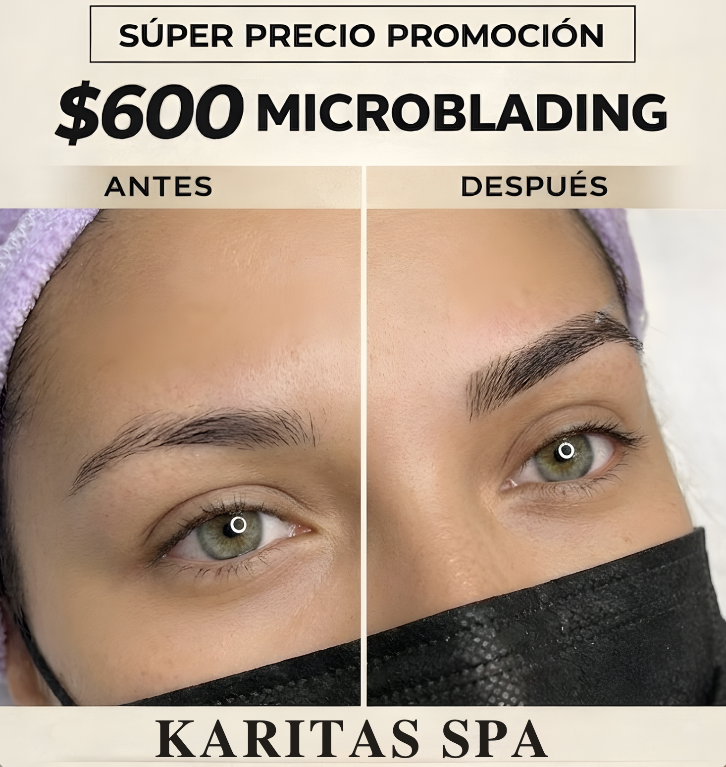 Karitas spa Facebook ad