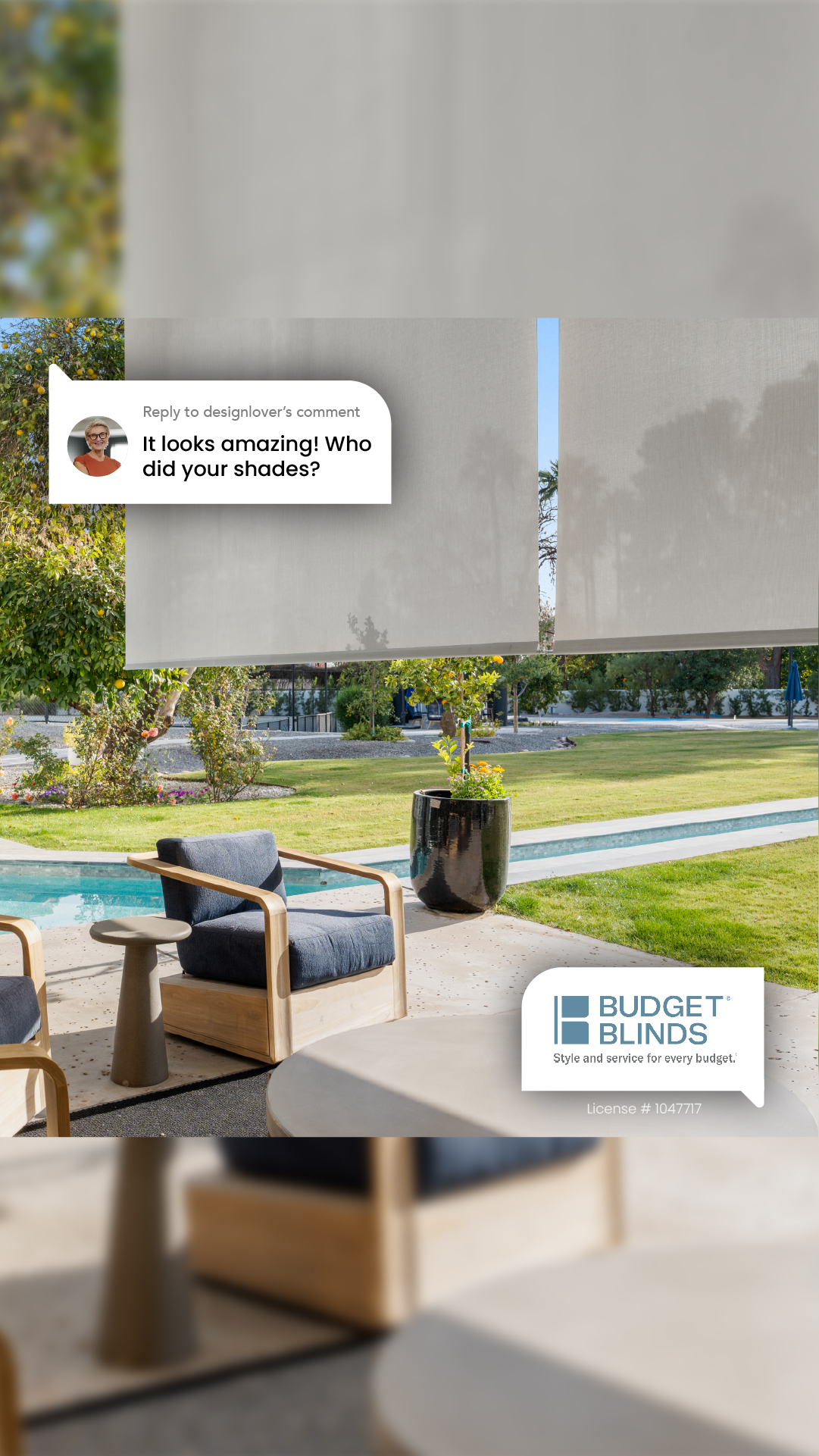 Budget Blinds Of Coachella Valley Facebook ad