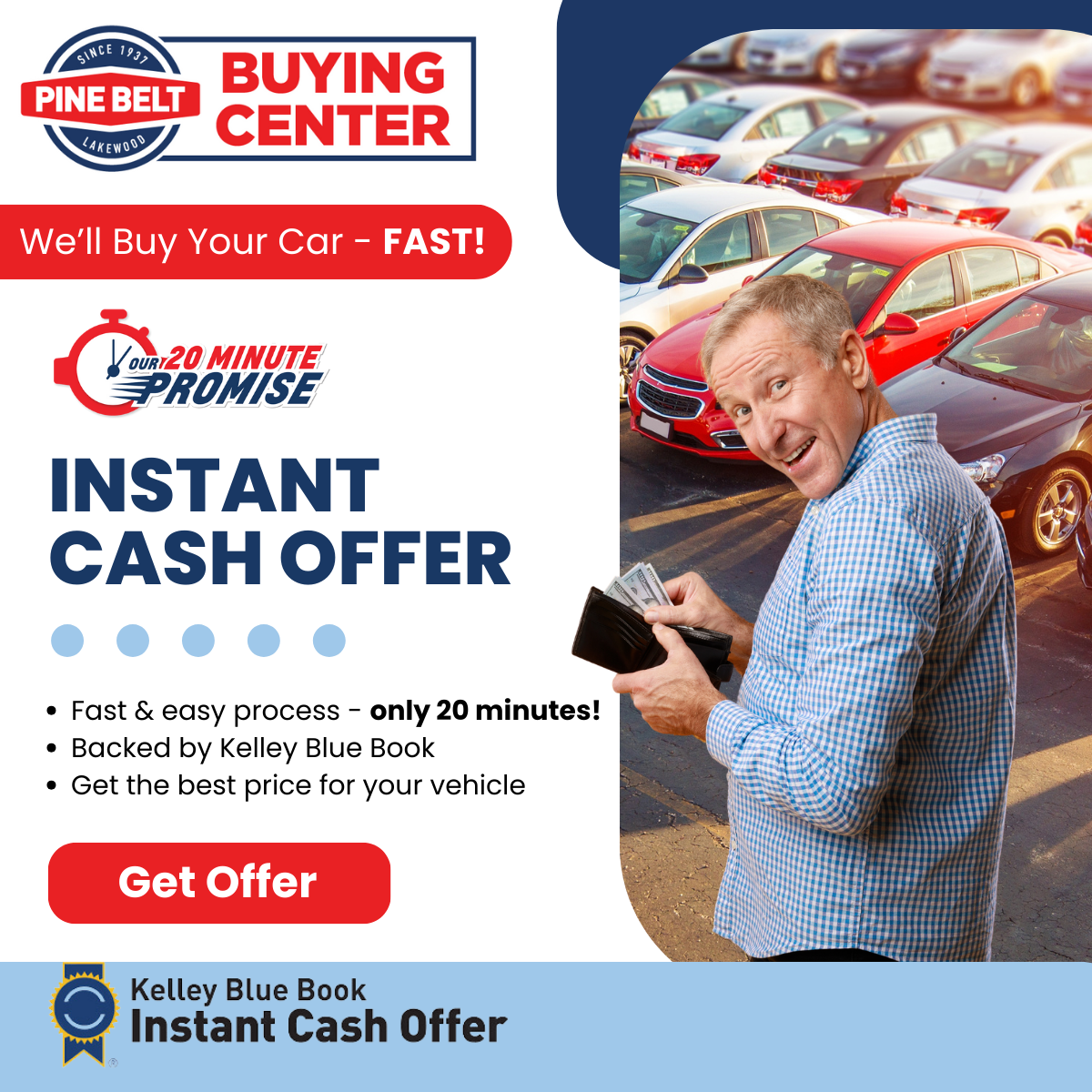 Pine Belt Cars Facebook ad from Mar 29, 2024