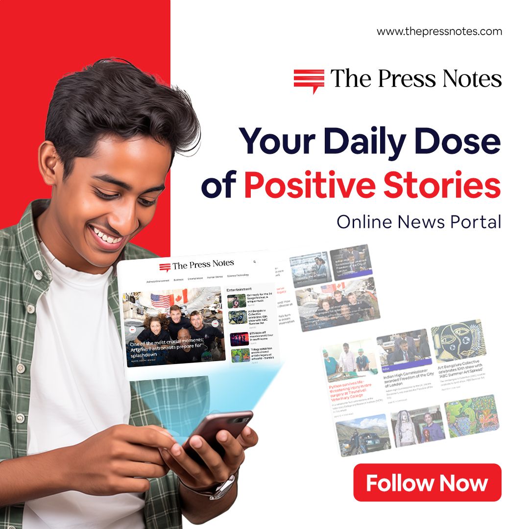 The Press Notes Facebook ad: Stay informed with content that inspires, motivates, and…