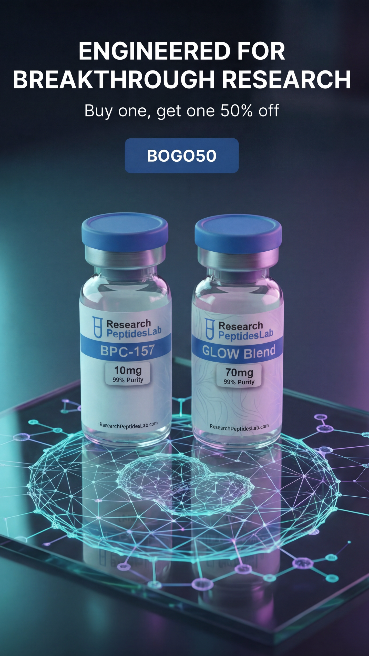 Research Peptides Lab Facebook ad