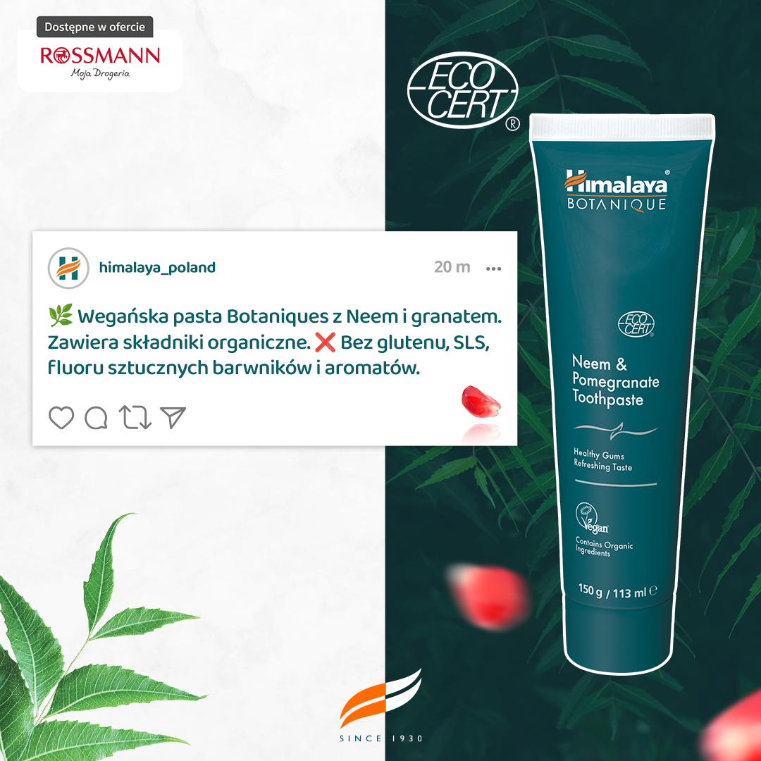 Himalaya Poland Facebook ad: Szukaj w Rossmann!
