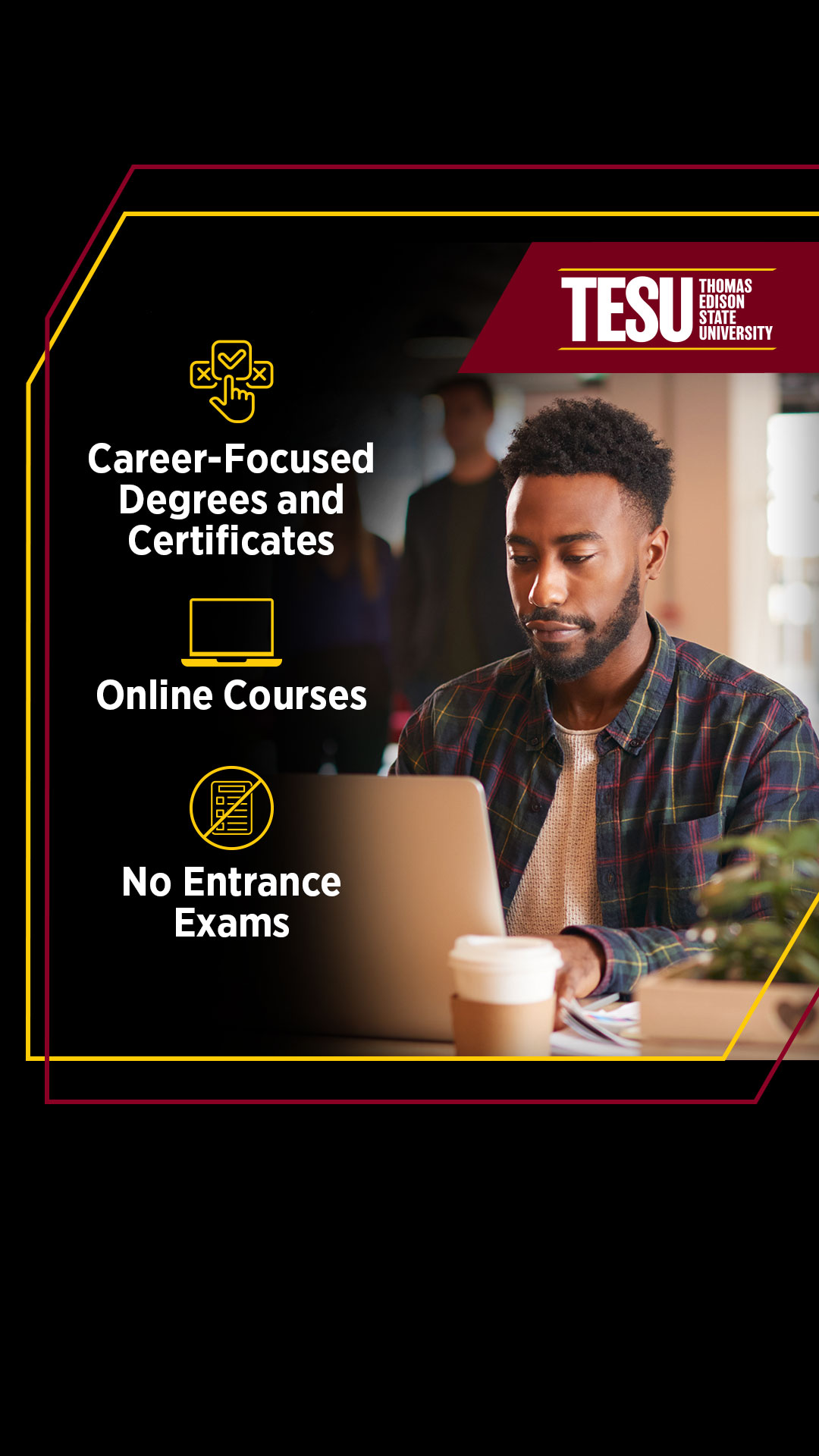 Thomas Edison State University Facebook ad from Mar 9, 2026
