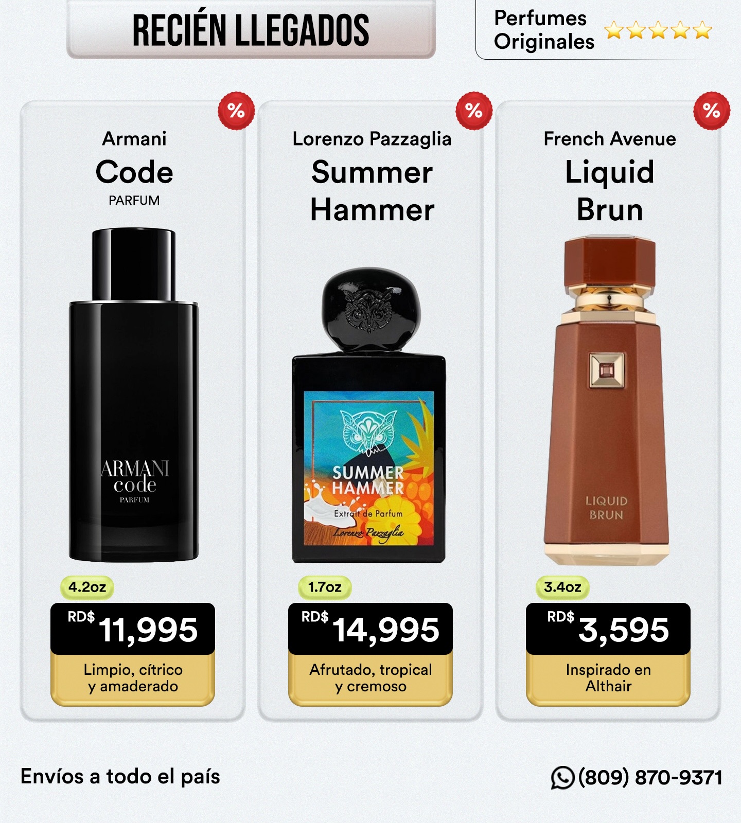 Essentia Fragrance Shop Facebook ad