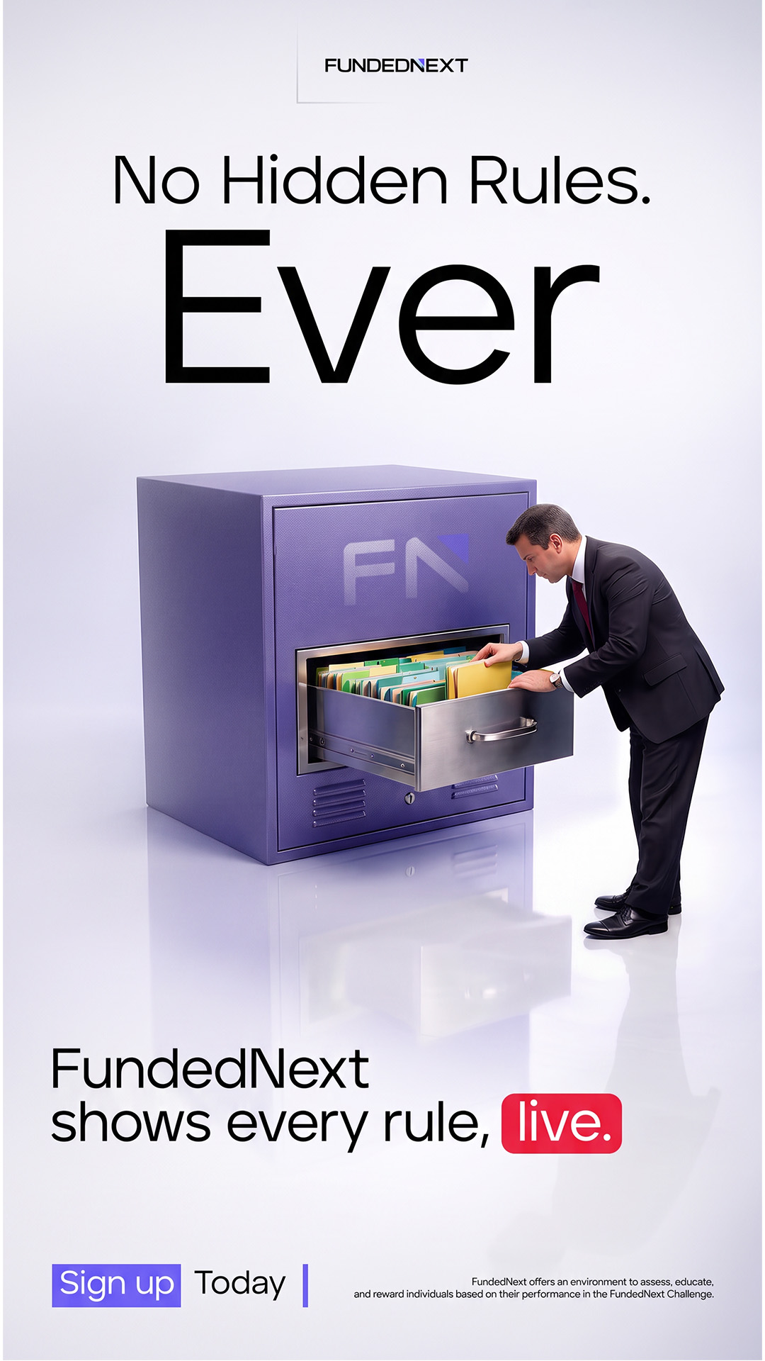 FundedNext Facebook ad from Aug 12, 2026