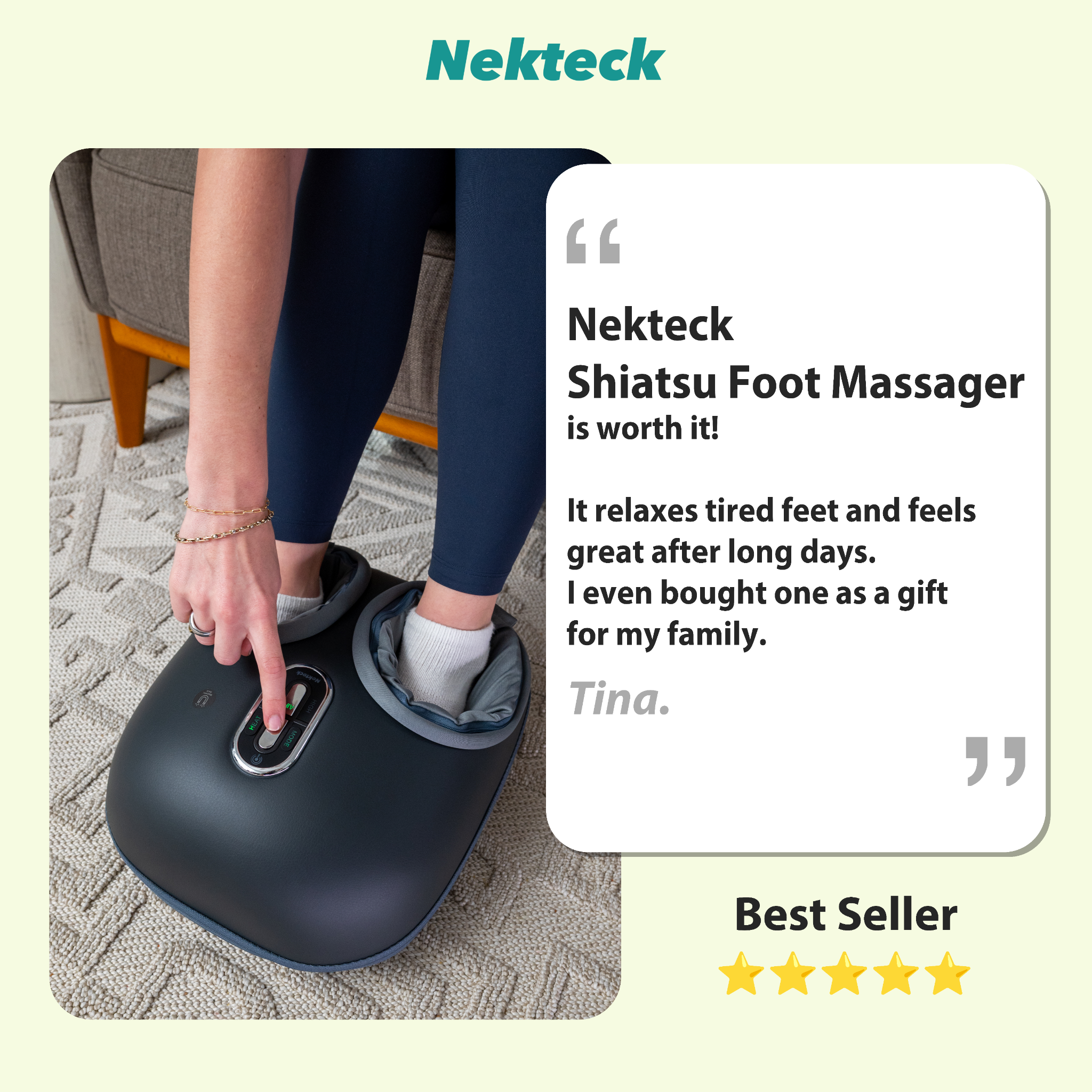 Nekteck_Official Facebook ad: Perfect gift for everyday comfort.