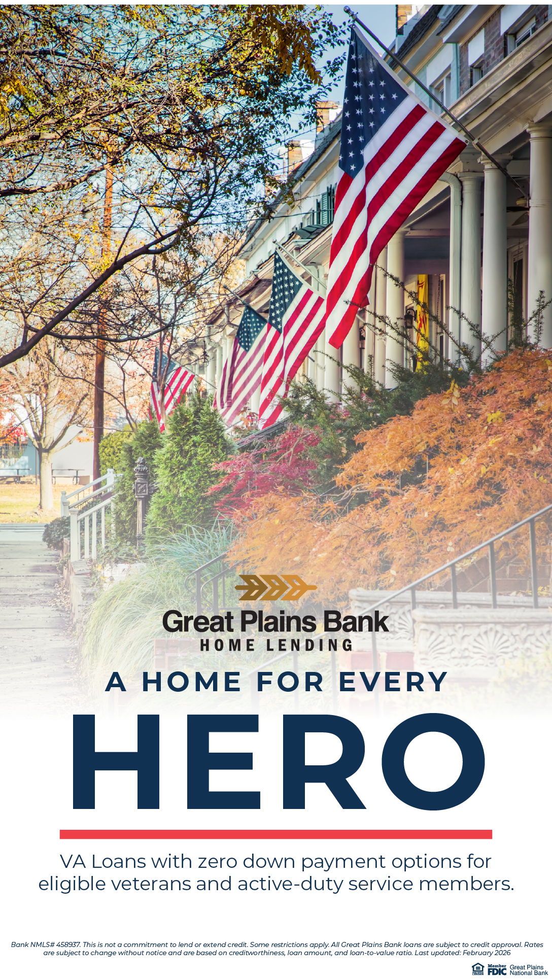 Great Plains Bank Facebook ad from Mar 4, 2026