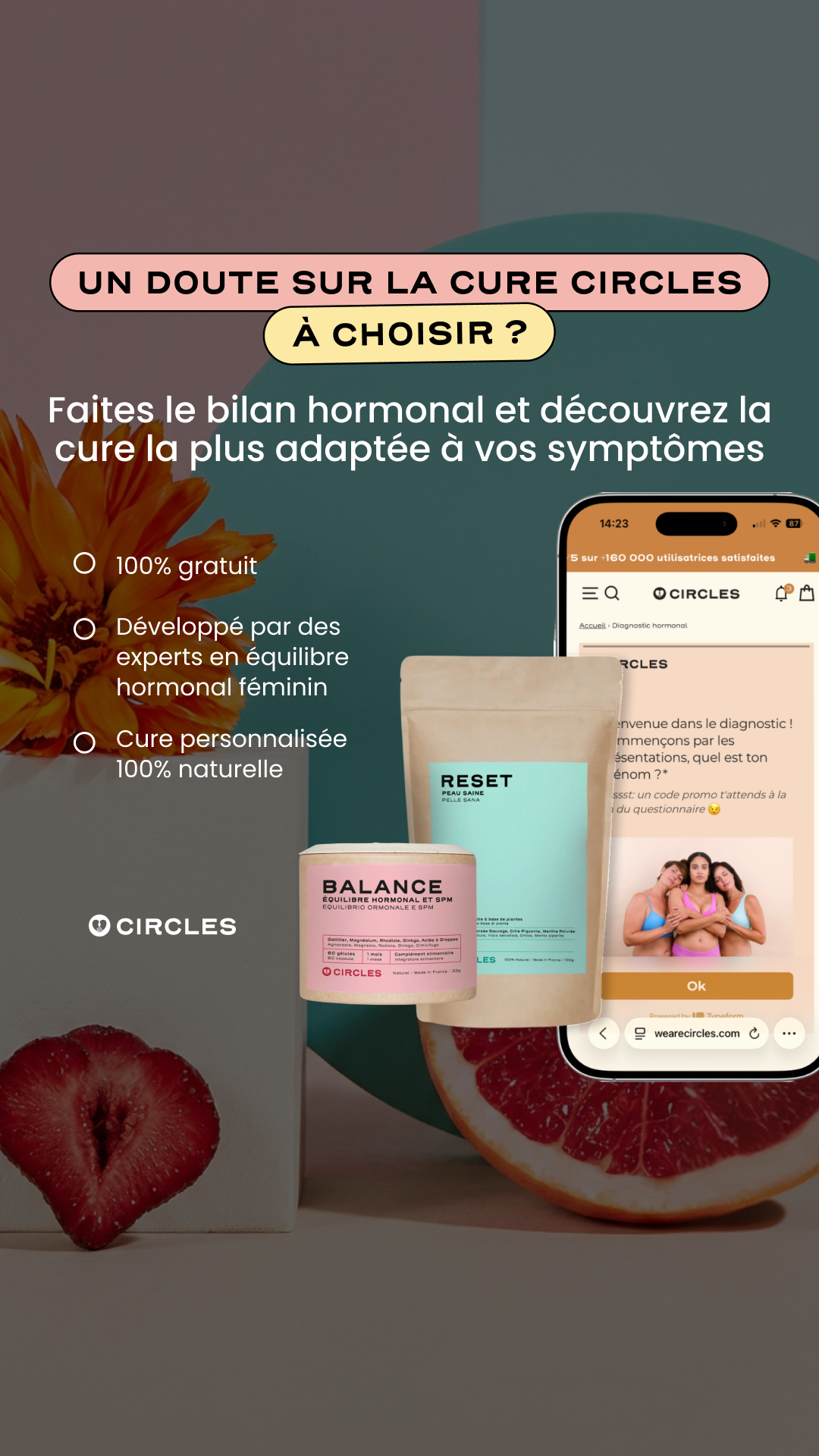 Circles Facebook ad