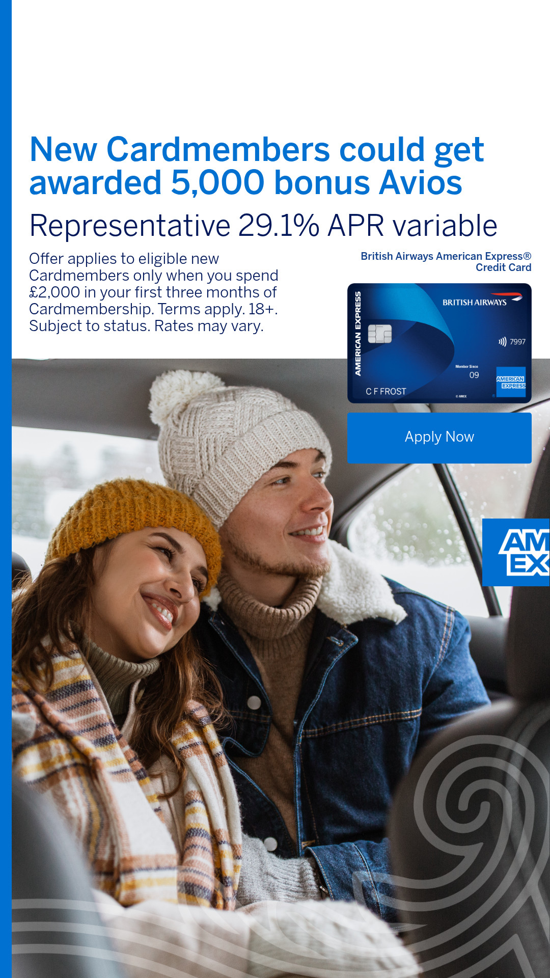 American Express Facebook ad