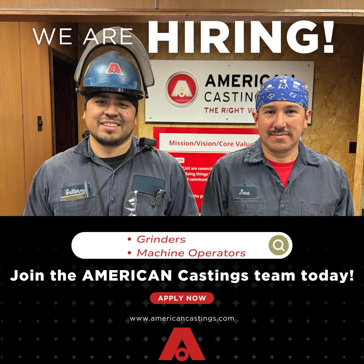 American Castings, LLC Facebook ad
