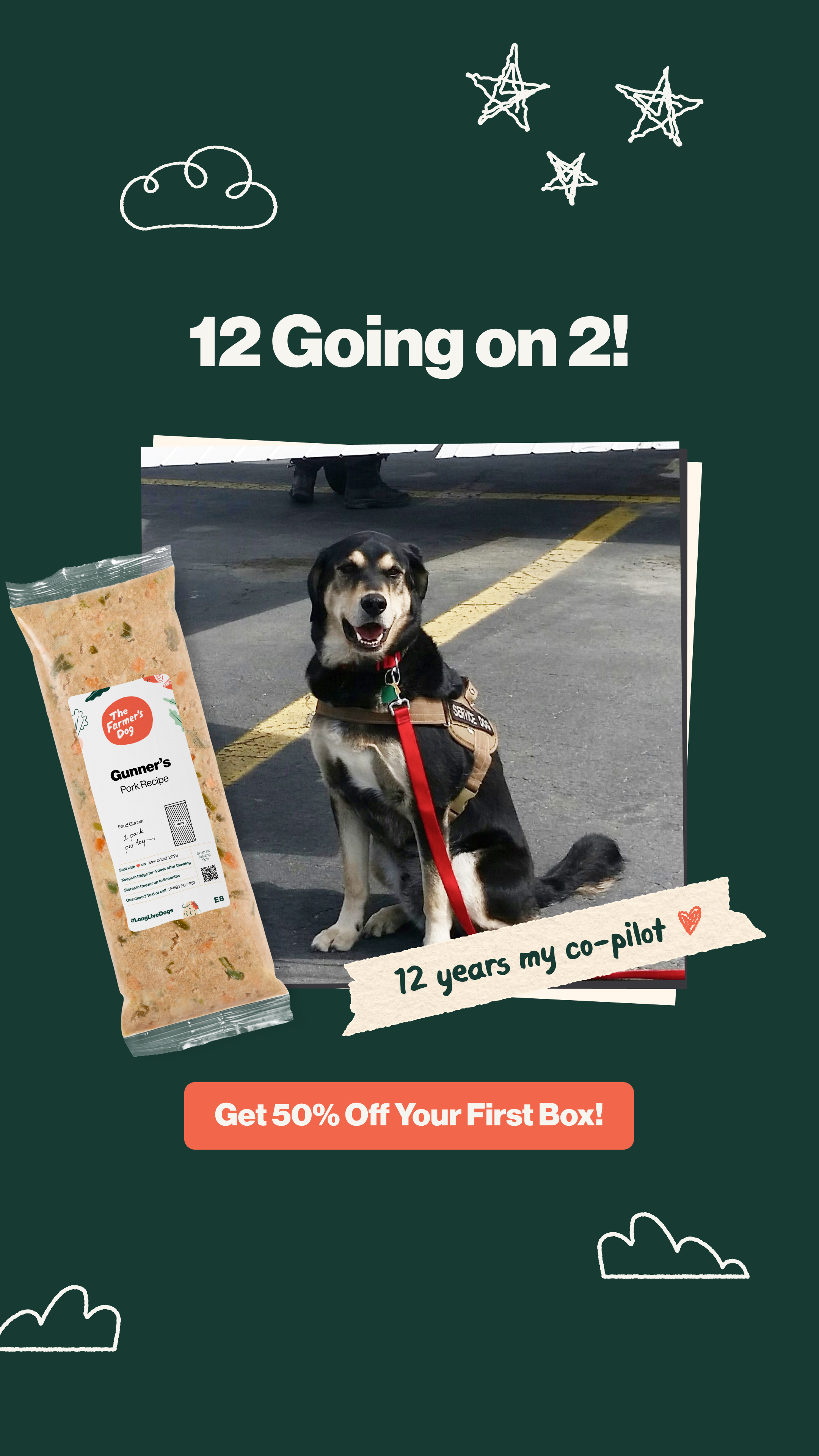 The Farmer's Dog Facebook ad