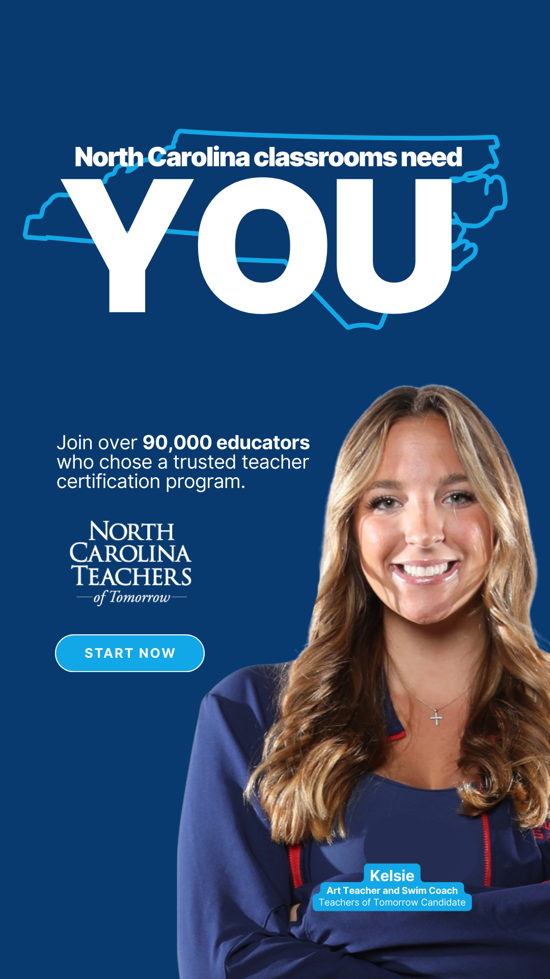 Teachers of Tomorrow Facebook ad