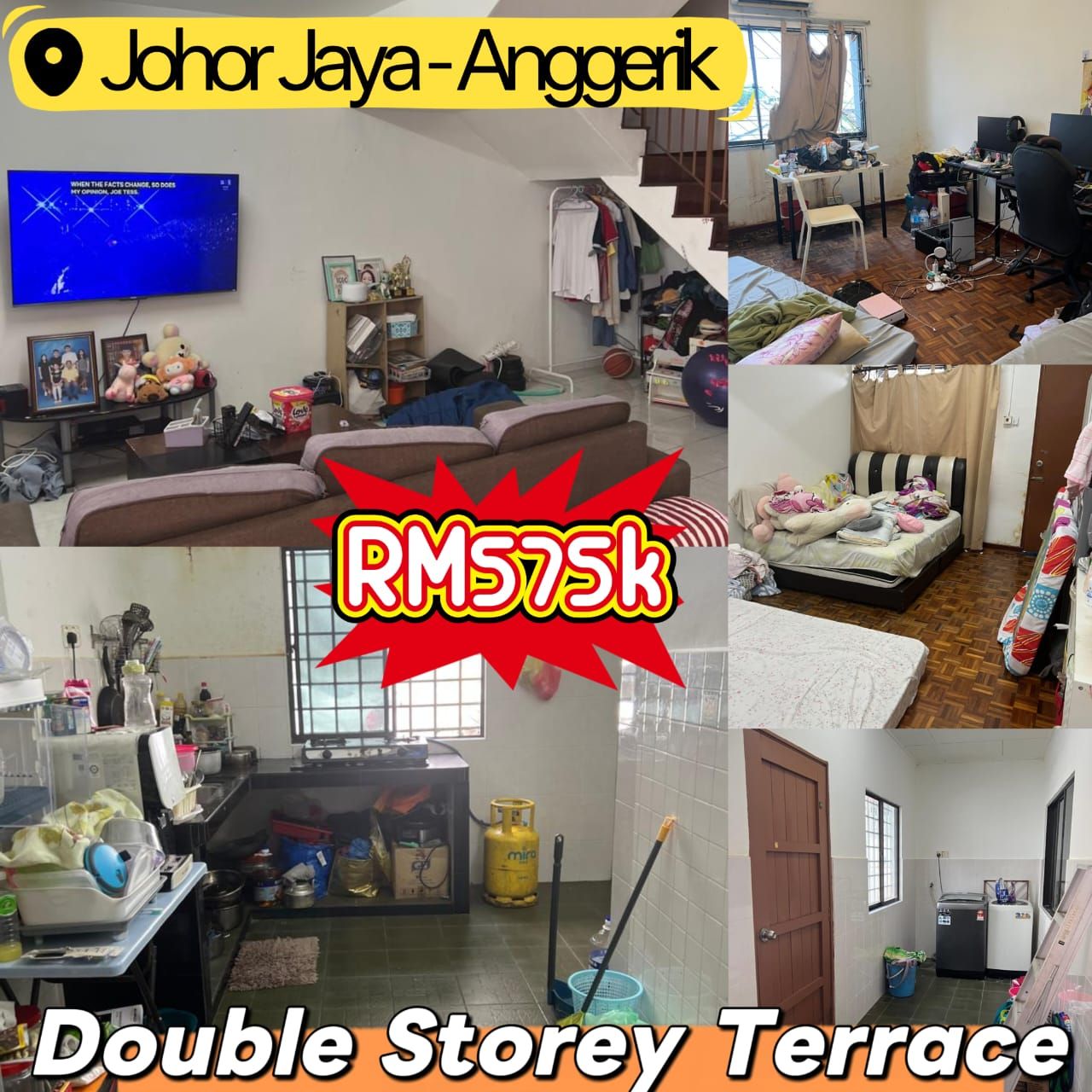 KX Property Johor Facebook ad: For Sale (Johor Jaya - Double Storey Terrace)