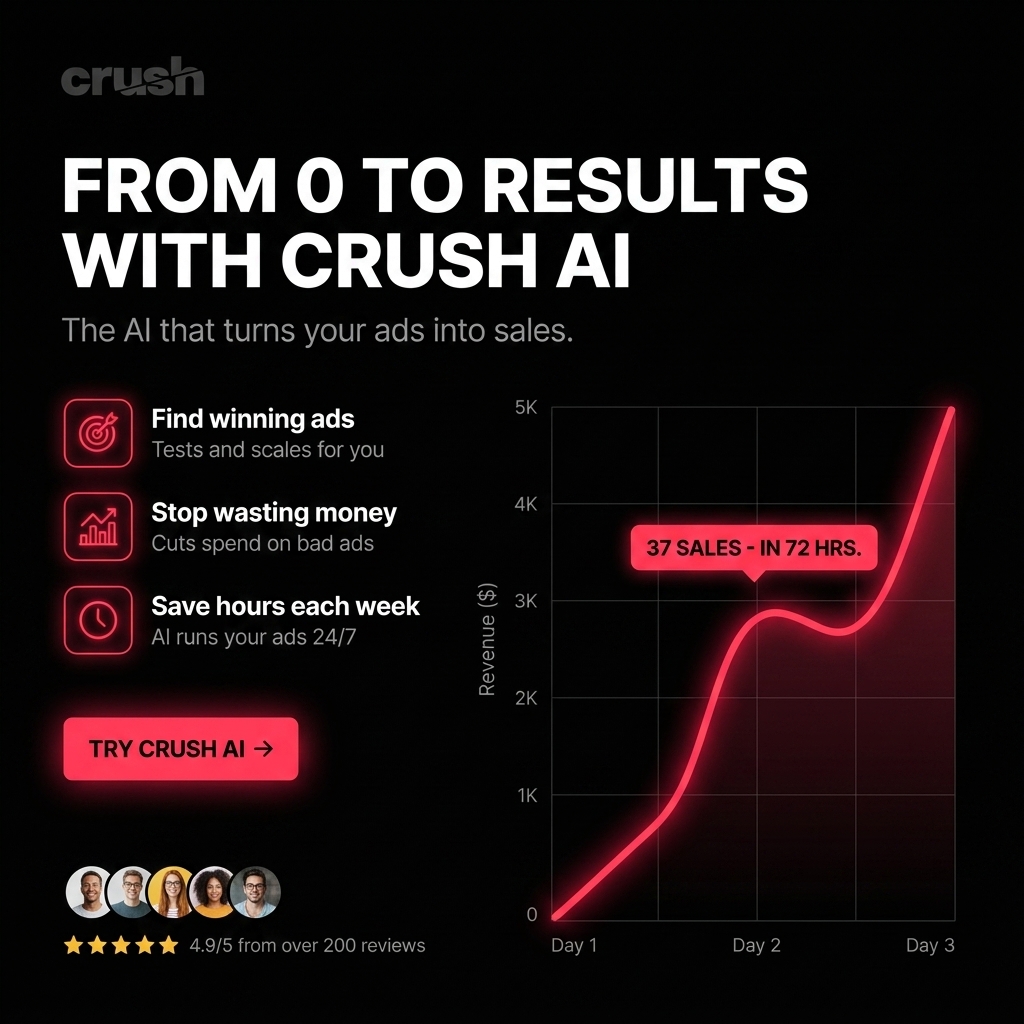 trycrush.ai Facebook ad