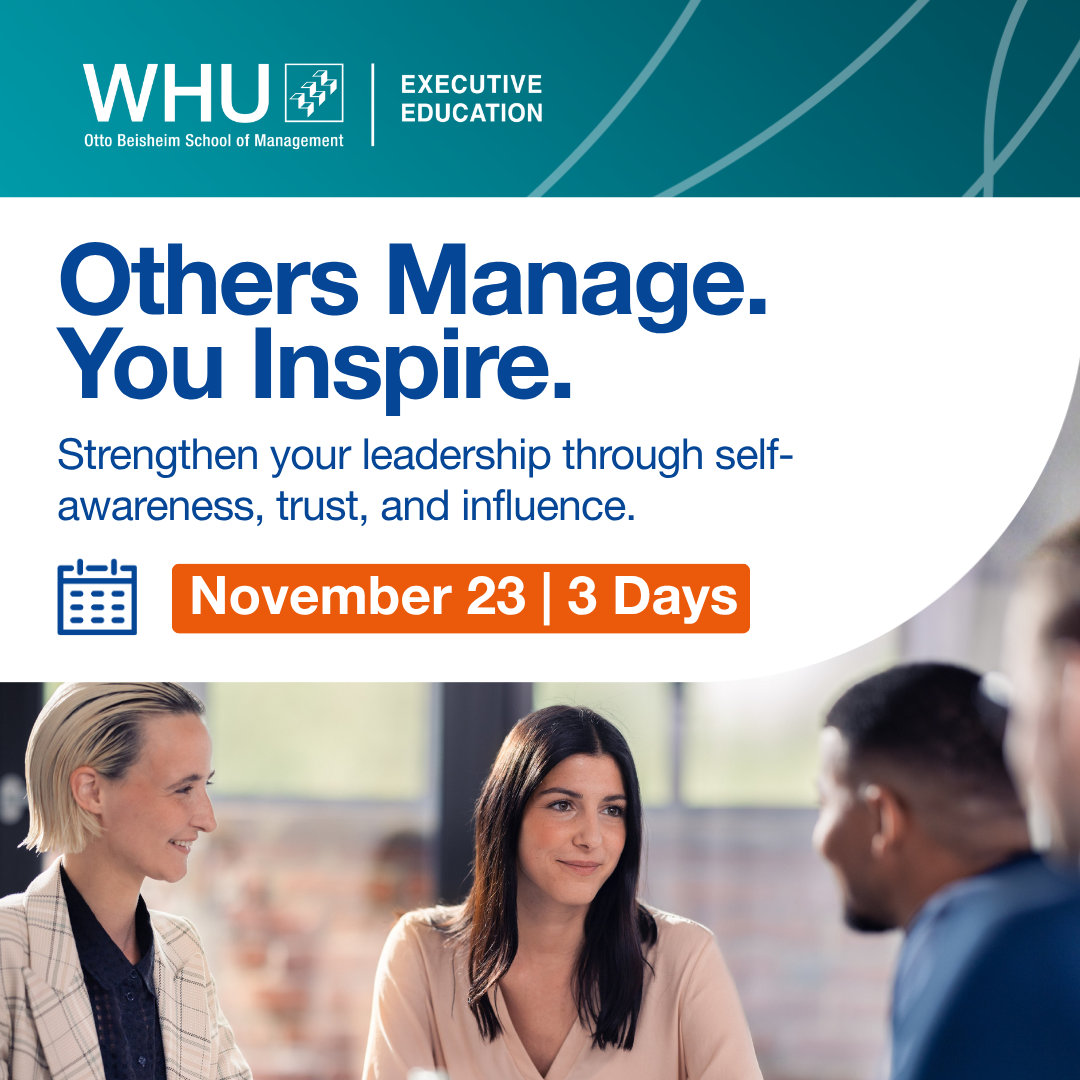 WHU - Otto Beisheim School of Management Facebook ad from Jul 24, 2026