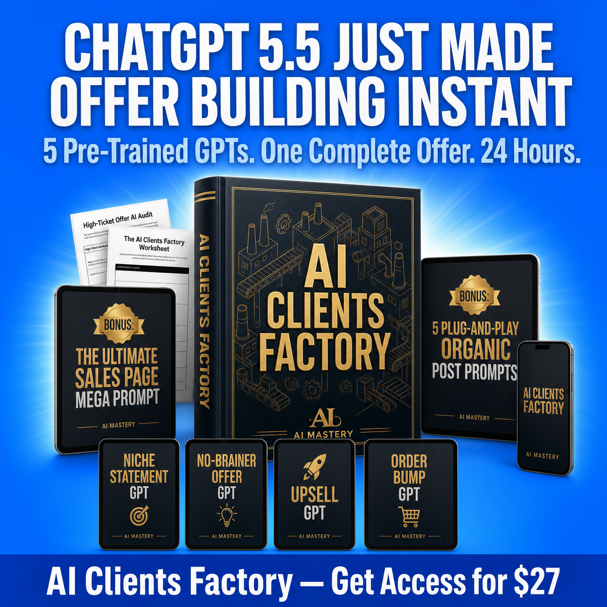 AI Mastery Facebook ad