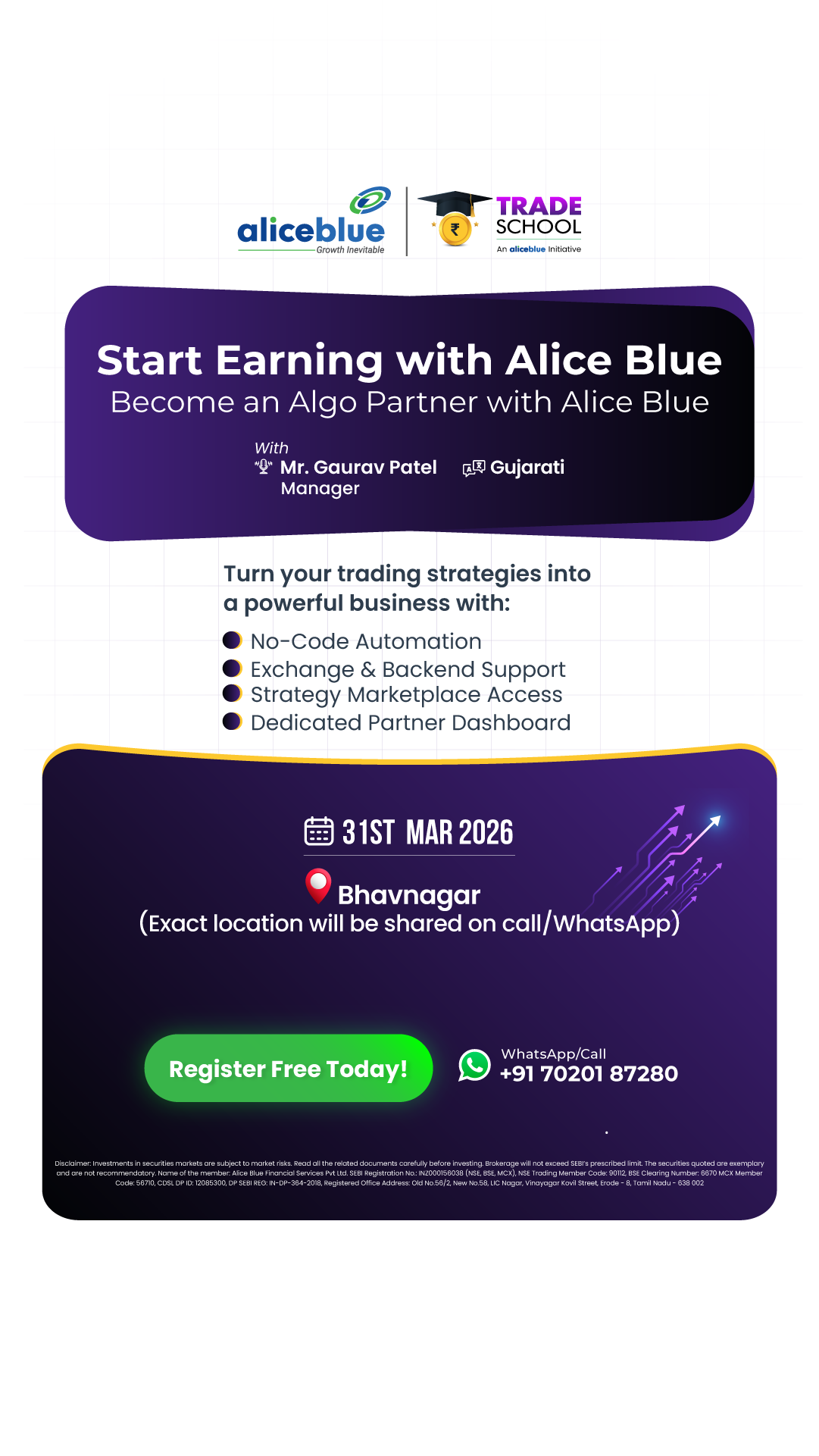 Alice Blue India Facebook ad