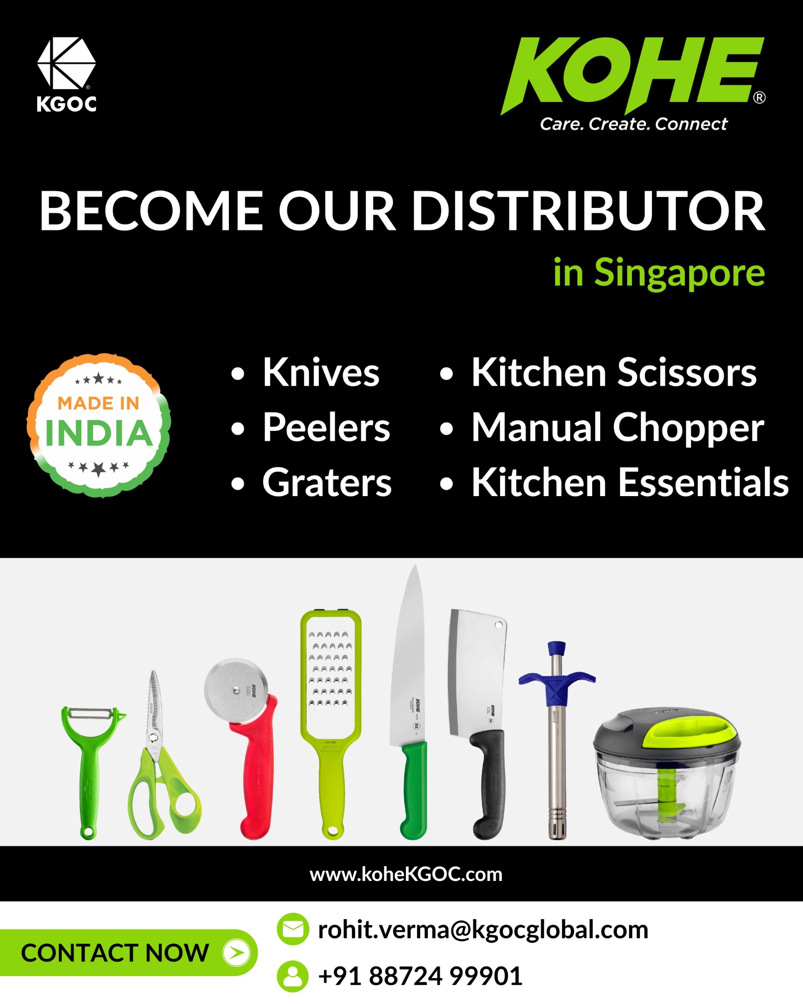 Kohe KGOC - International Facebook ad: Become our Distributor