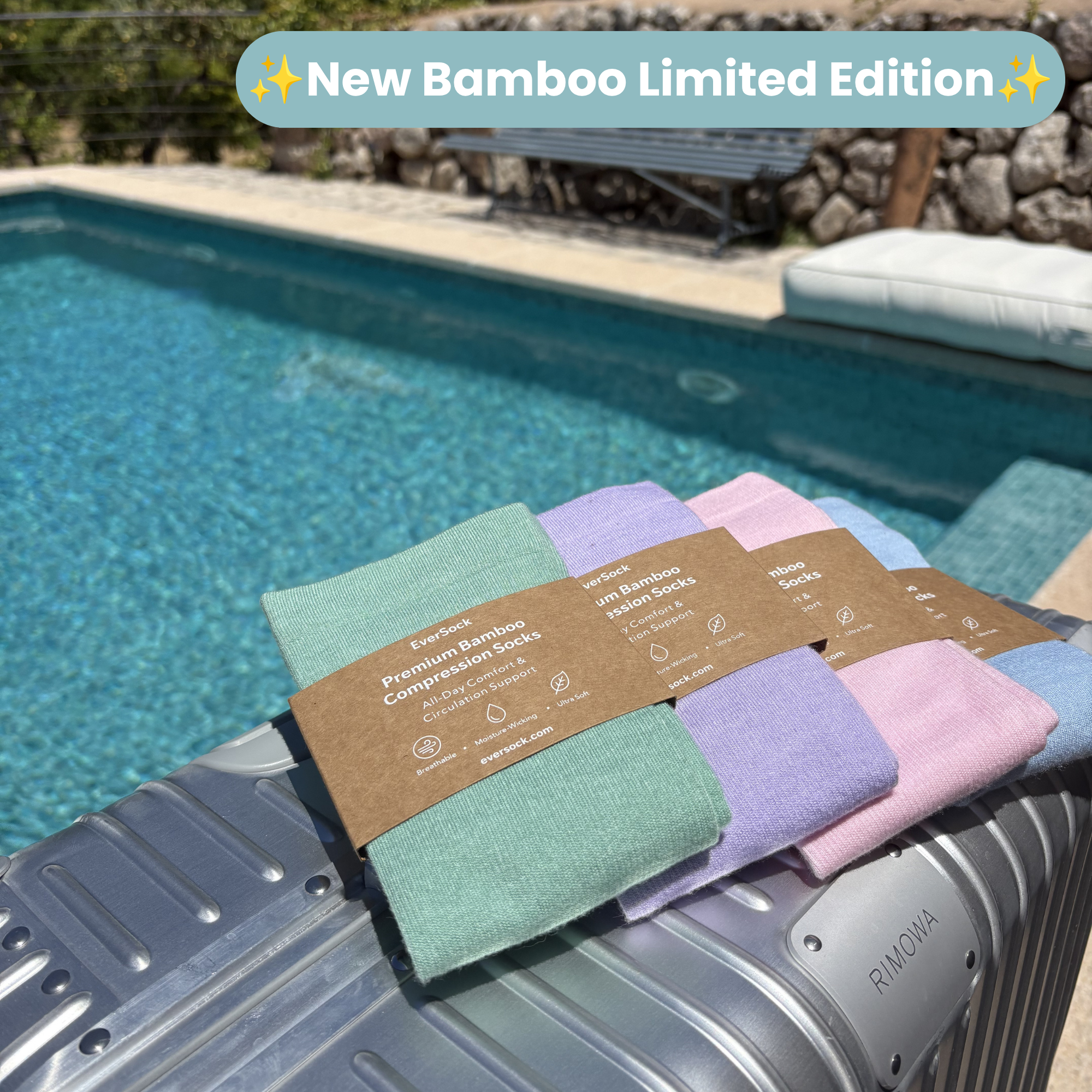 EverSock Facebook ad: NEW: EverSock Bamboo Compression Socks