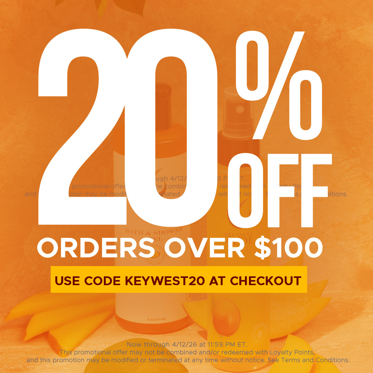 Key West Aloe Facebook ad from Apr 5, 2026