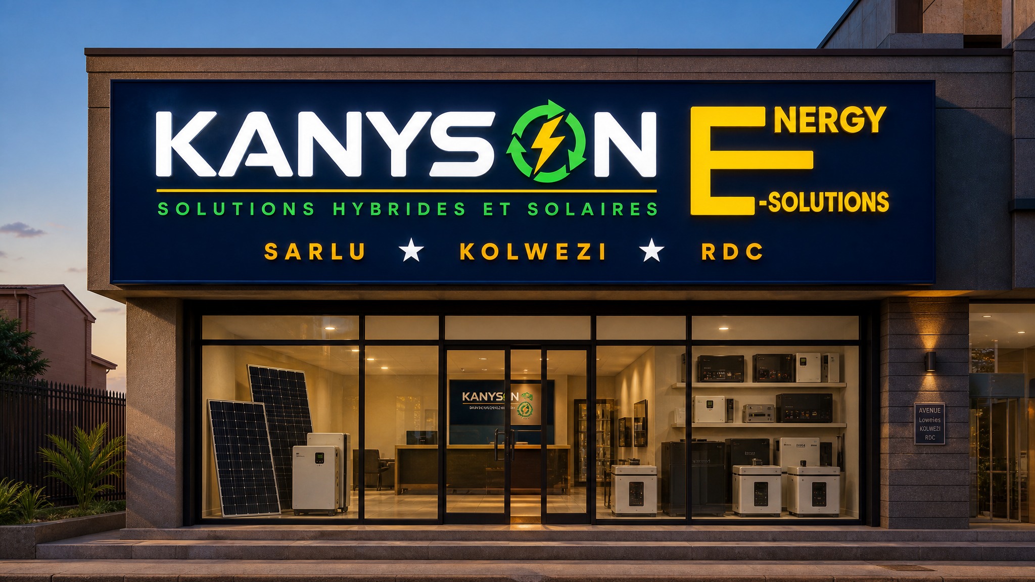 Kanyson Energy Solutions Facebook ad: Kanyson Energy Solutions - Energie solaire a Kolwezi