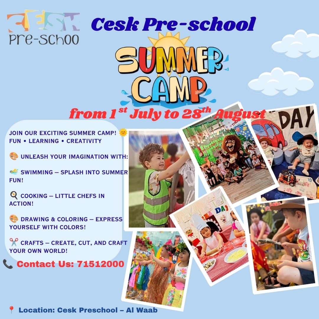 CESK preschool Qatar Facebook ad: Chat with us