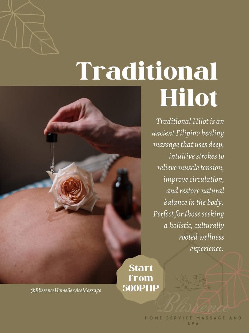 Blissence Home Service Massage and Spa Facebook ad: We bring the spa experience to you.