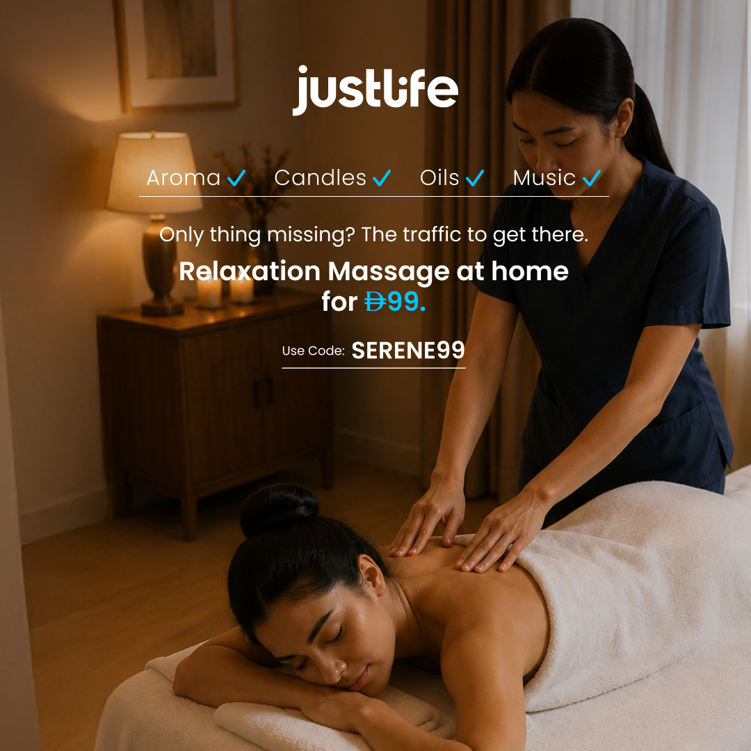 Justlife UAE Facebook ad
