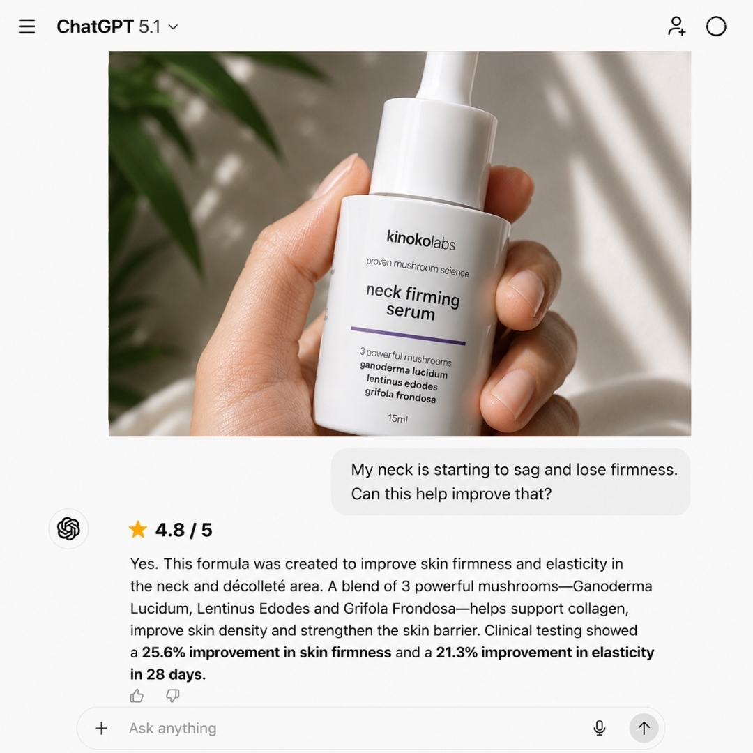 Kinoko.labs Facebook ad