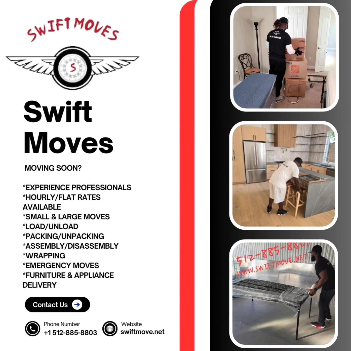 Swift Moves Facebook ad