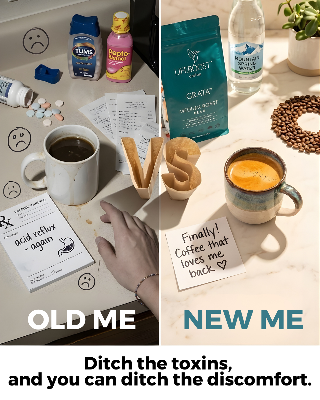 Lifeboost Coffee Facebook ad