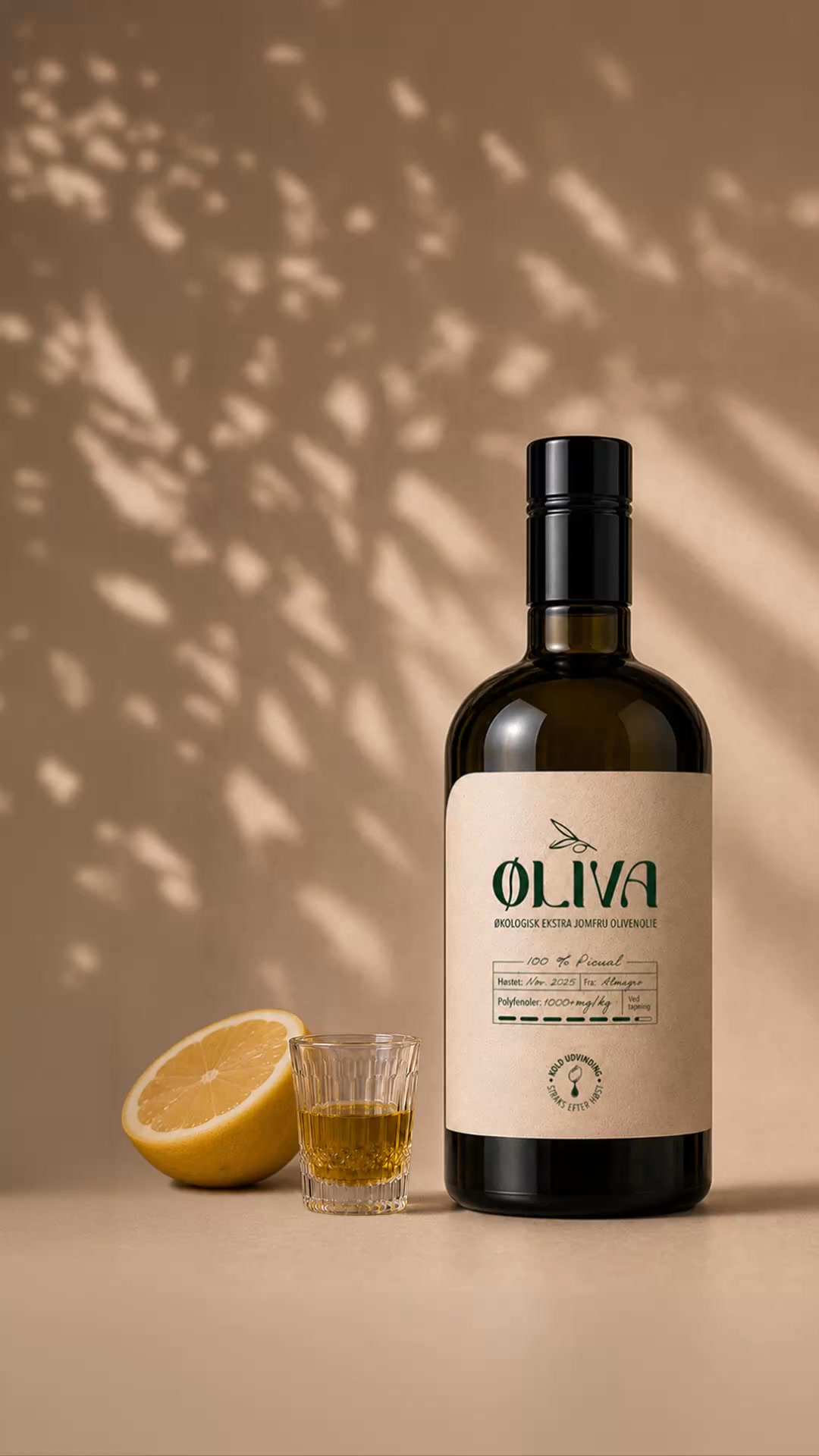 Øliva Facebook ad: Øliva Picual: 1355 mg/kg polyfenoler