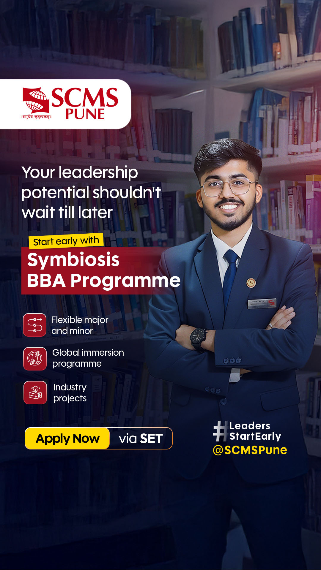Symbiosis Centre for Management Studies, Pune Facebook ad from Jan 11, 2026