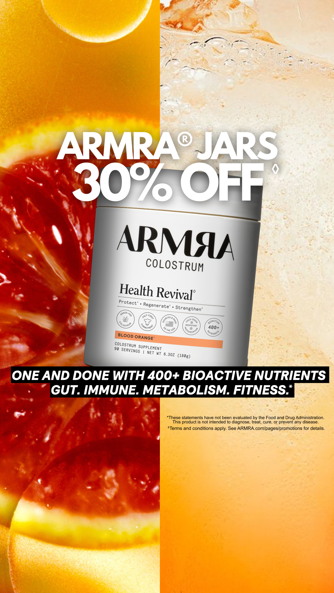 ARMRA Facebook ad
