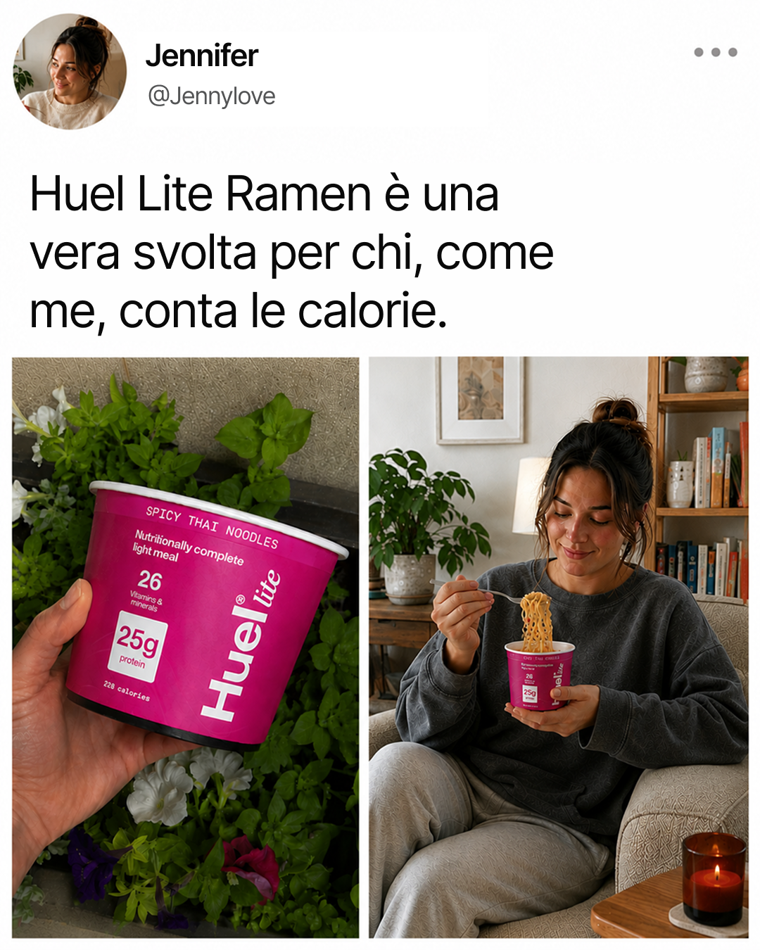 Huel Facebook ad