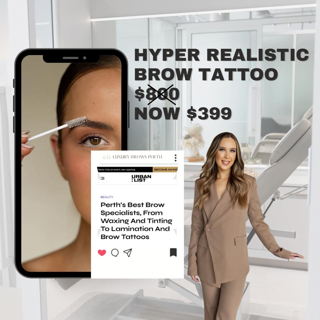 Luxury Brows Perth Facebook ad