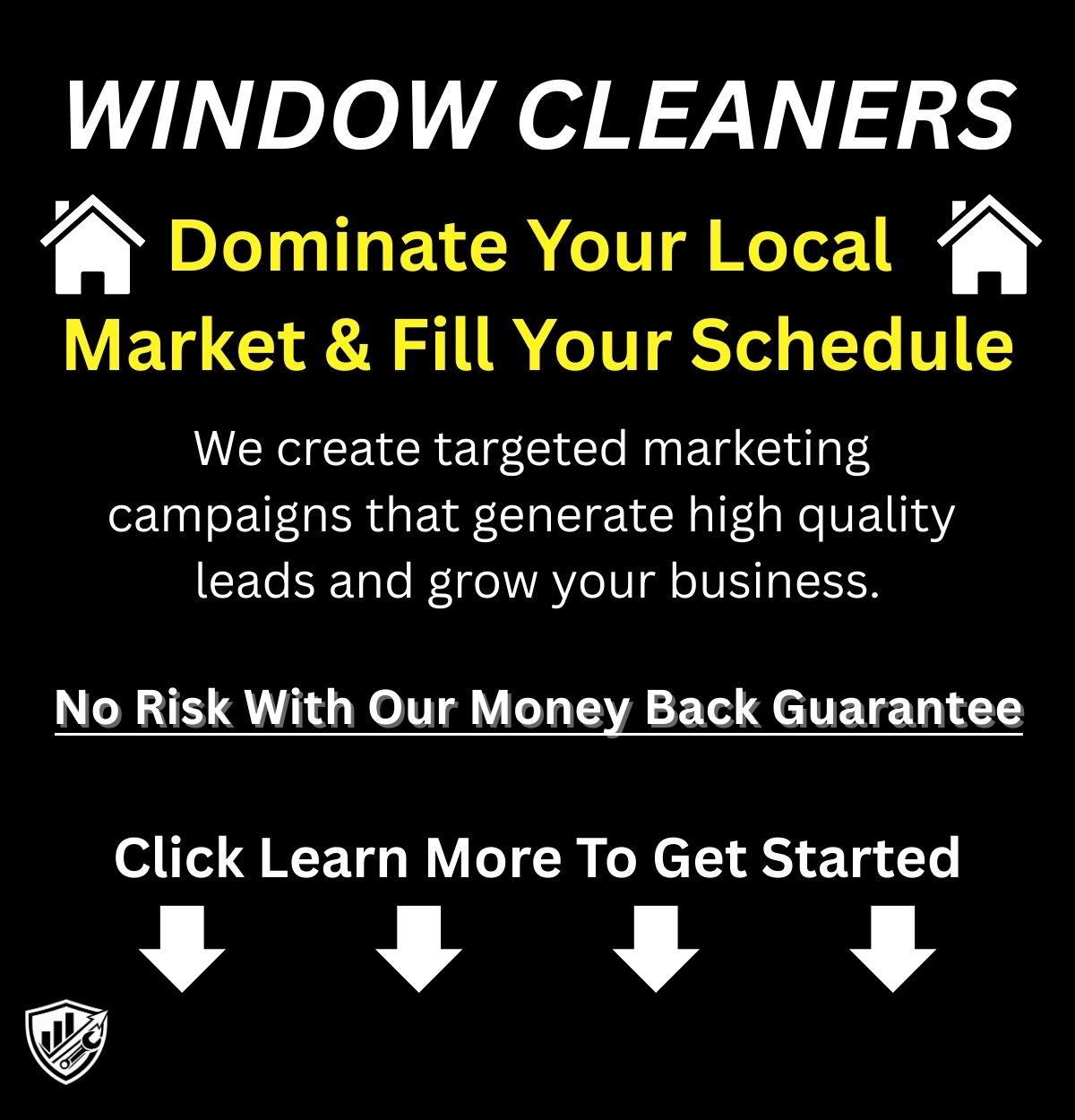 Contractor Lead Flow Facebook ad: More Booked Window Cleaning Jobs