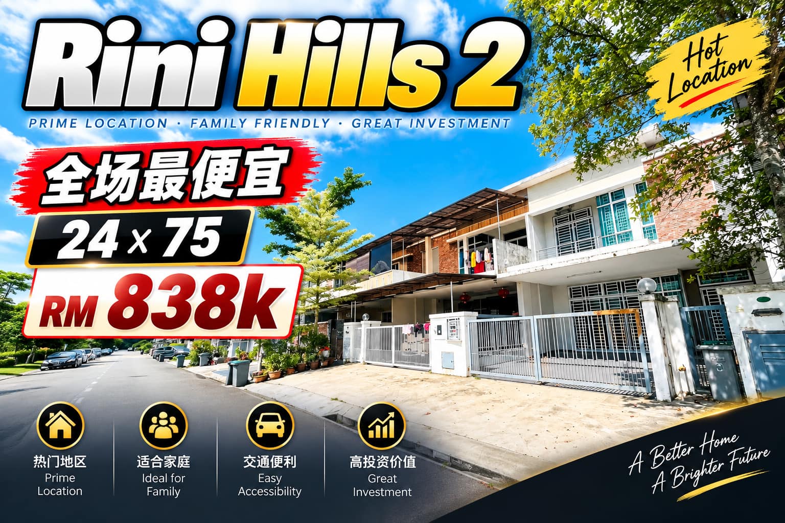 Moments Property Johor Bahru新山房地产买卖 Facebook ad: 稀有单位 全场最便宜
