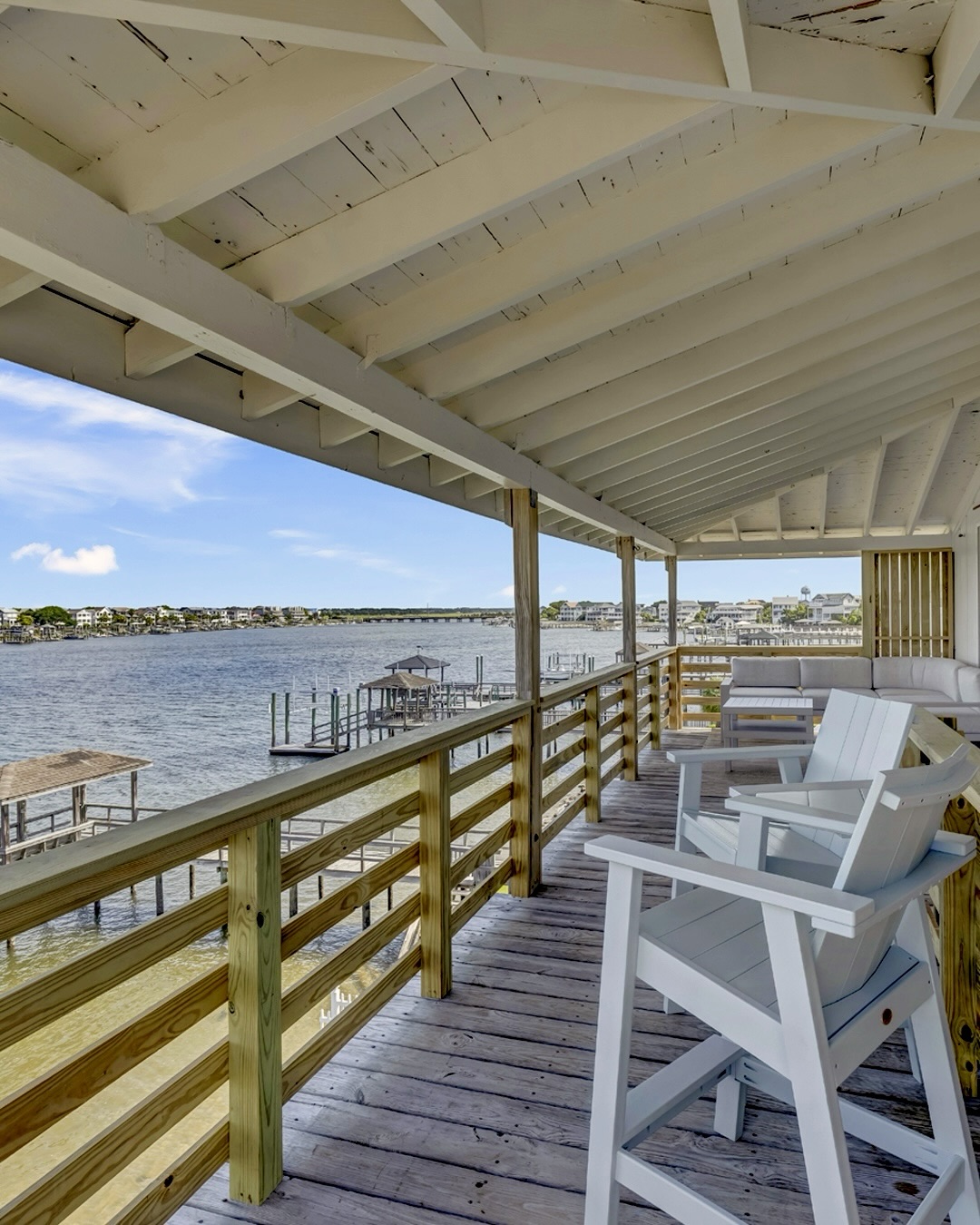 Sea Scape Properties Vacation Rentals & Property Management Facebook ad: Boat days start at the back door at…
