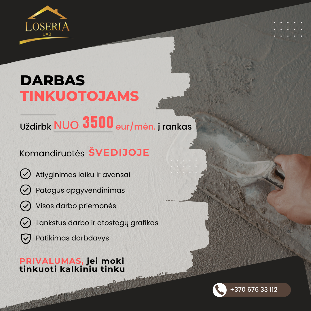 Loseria Facebook ad: Tinkuotojau, gauk gerai apmokamą darbą