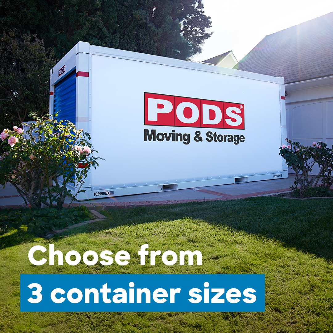 PODS Moving & Storage Facebook ad