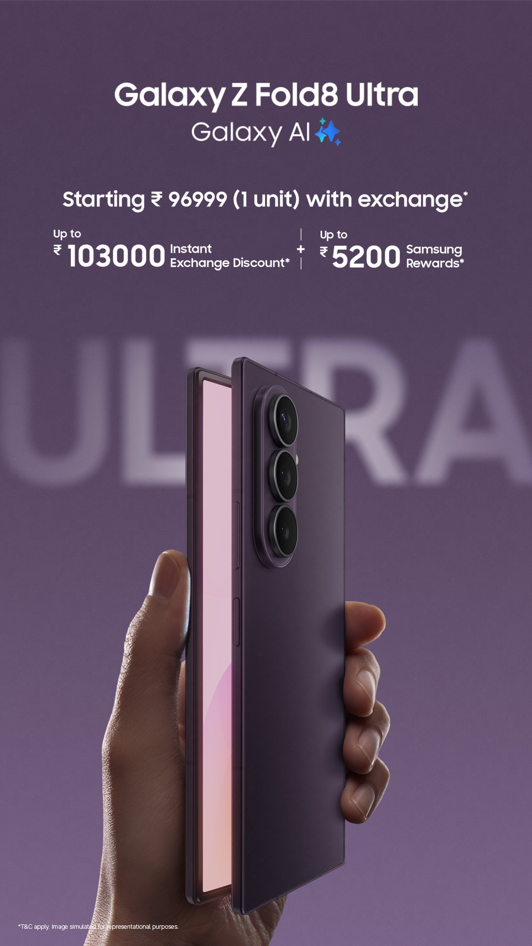 Samsung Facebook ad