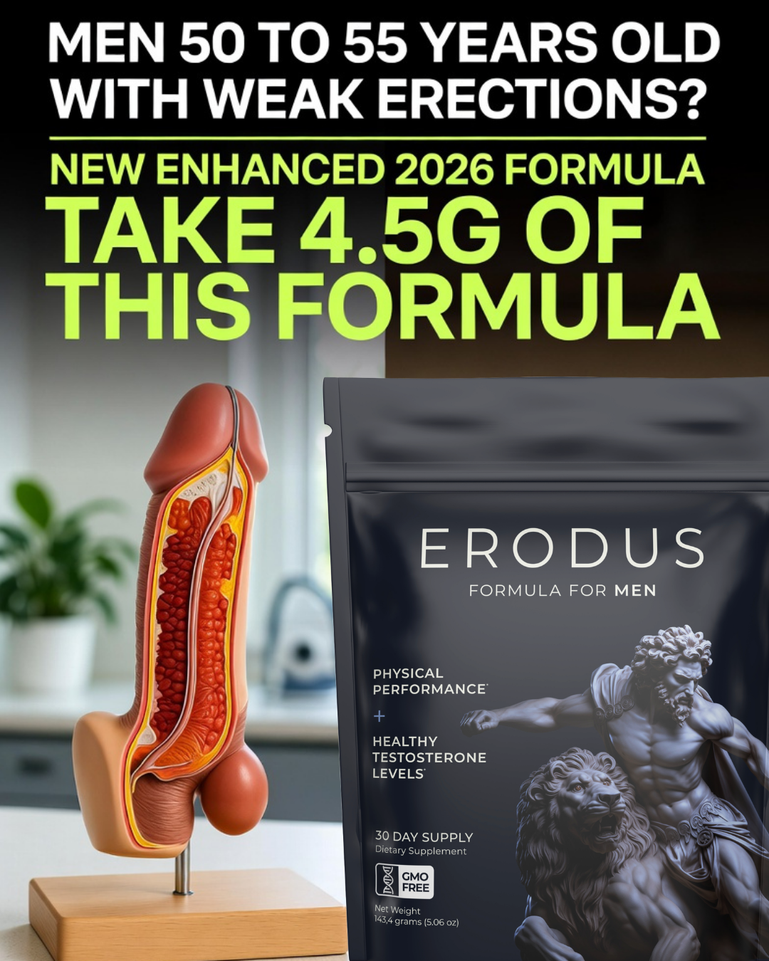 Erodus Formula For Men Facebook ad