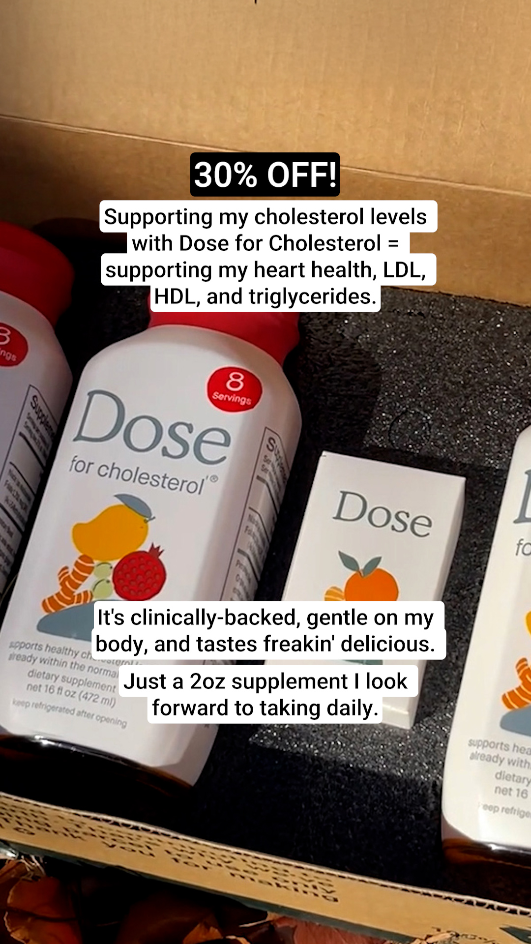 Dose for Cholesterol Facebook ad