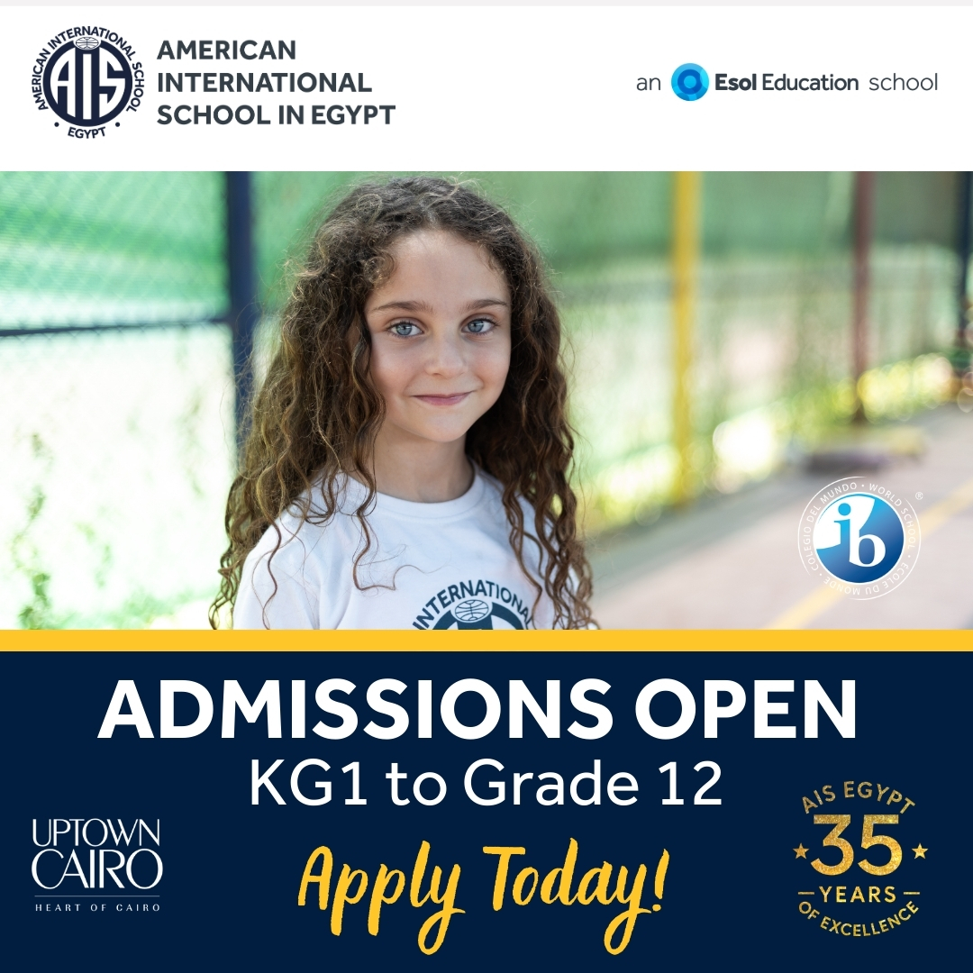 American International School in Egypt Facebook ad: Apply Today