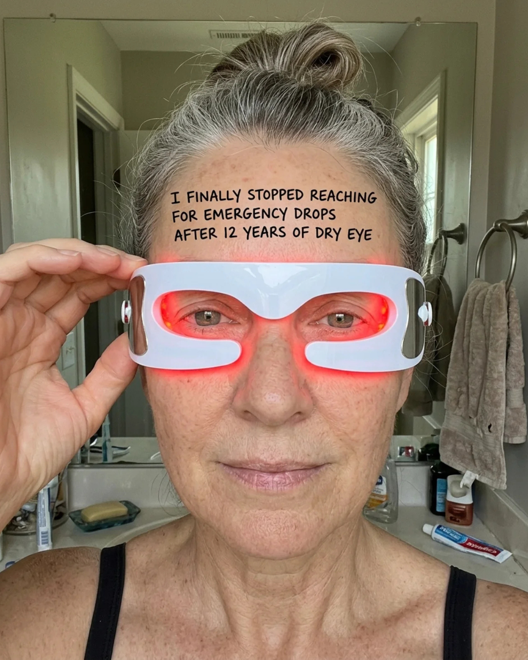 HallunaCo. Dry Eye Relief Facebook ad from May 12, 2026